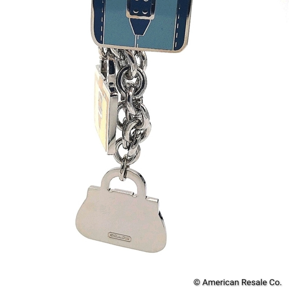 $98 Rare COACH Multi Mini Purse Handbag Bracelet Lanyard Trigger Snap Keychain - Picture 5 of 6